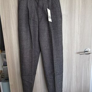 Zara Women's wool Straight Leg Pants